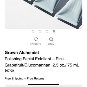 Grown Alchemist Makeup - NIB Grown Alchemist Polishing Facial Exfoliant Grown Alchemist Makeup - NIB Grown Alchemist Polishing Facial Exfoliant